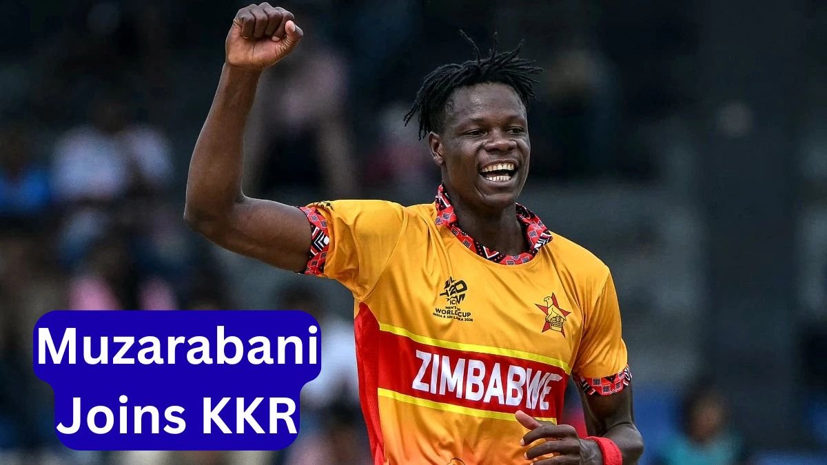 Muzarabani Joins KKR: Zimbabwe Fast Bowler Strengthens Kolkata Knight Riders for IPL 2026