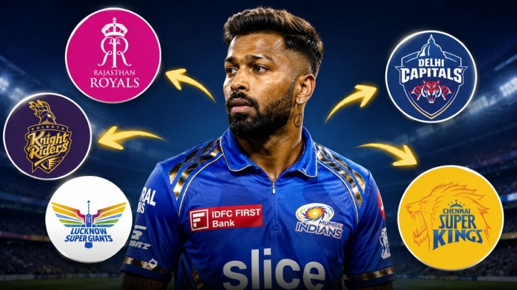 Hardik Pandya Trade Rumors Create Buzz as Five IPL Teams Could Target the Star All-Rounder Before 2027