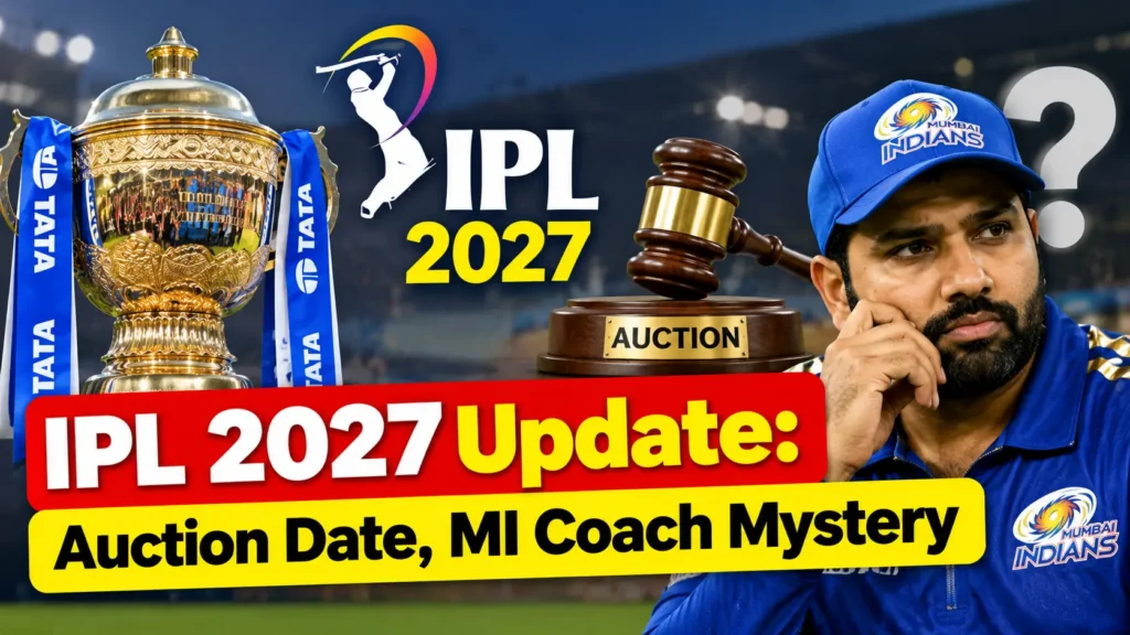 IPL 2027 Update: Auction Date, MI Coach Mystery and Shocking Trade Rumours Leave Fans Waiting for Answers